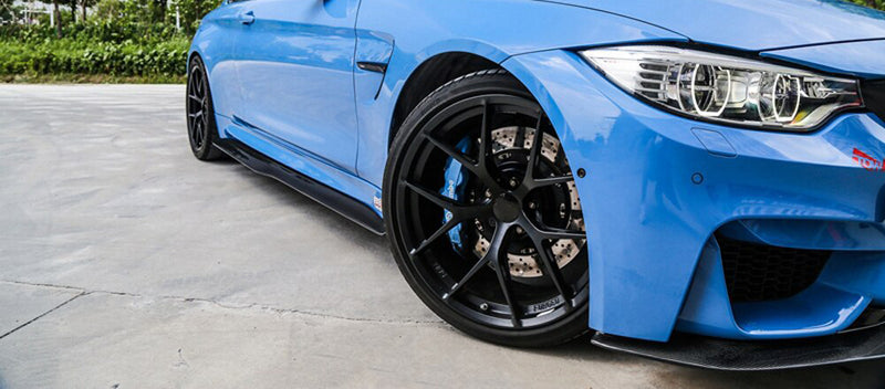 2015-2019 BMW F80/F82 M3/M4 PSM Style Front Bumper Lip (Carbon Fiber)