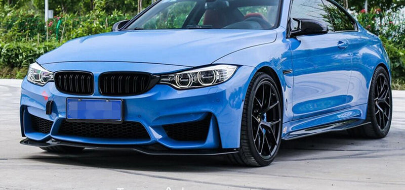 2015-2019 BMW F80/F82 M3/M4 PSM Style Front Bumper Lip (Carbon Fiber)