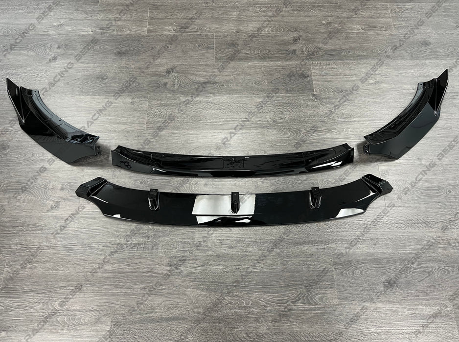 2018-2021 BMW G01/G02 X3/X4 MT1 Style Front Bumper Lip (Black)