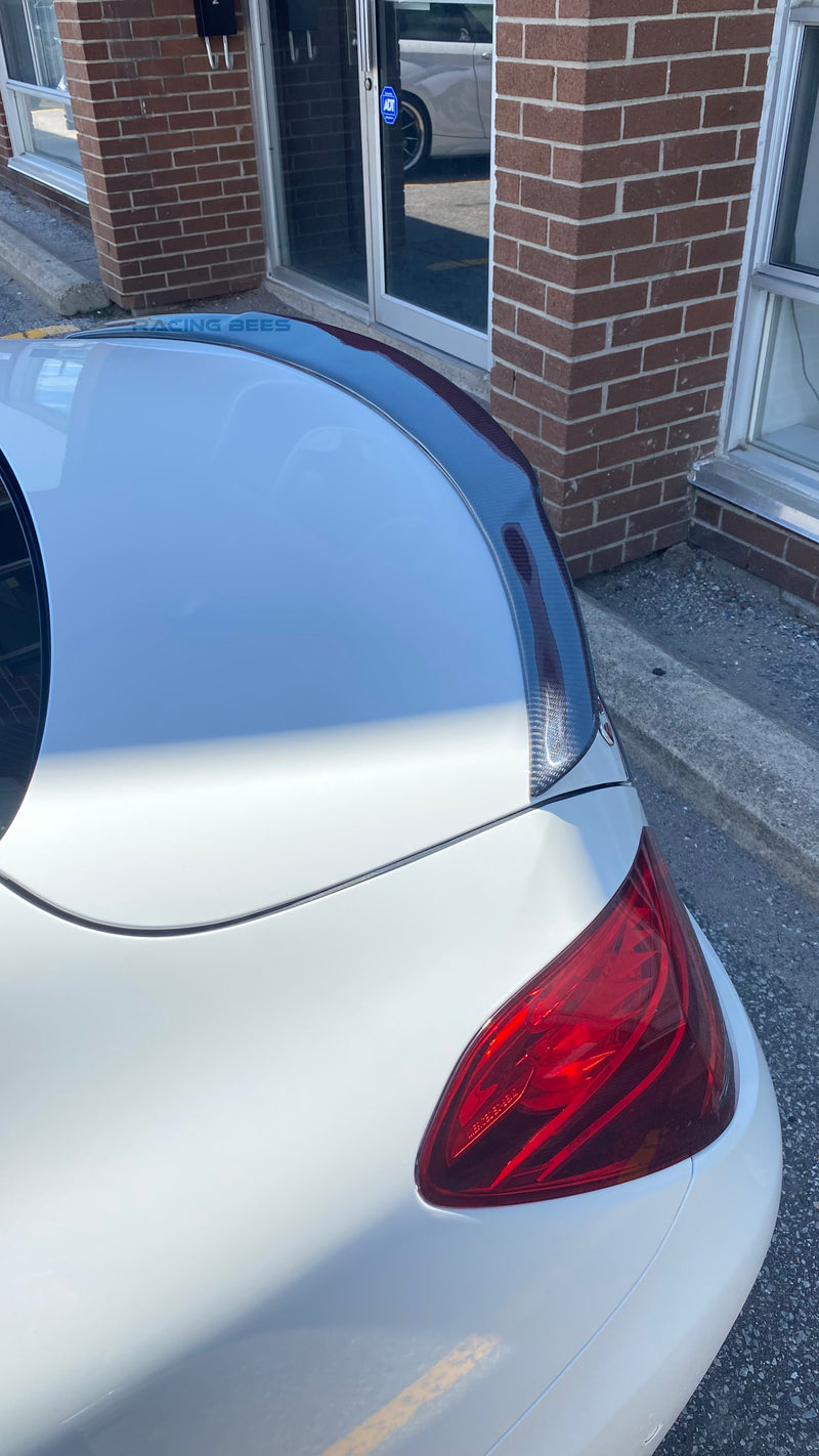 2015-2021 Mercedes-Benz C Class Sedan BR Style Trunk Spoiler (Carbon Fiber)