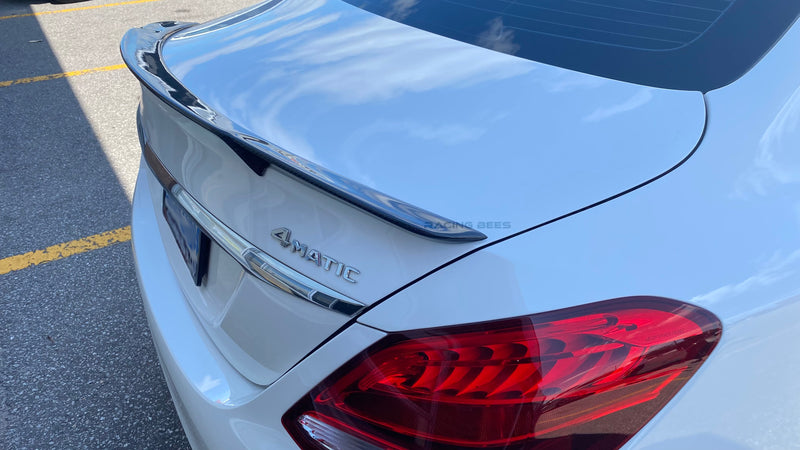 2015-2021 Mercedes-Benz C Class Sedan BR Style Trunk Spoiler (Carbon Fiber)