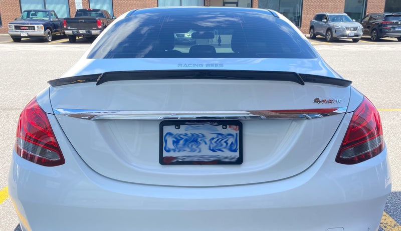 2015-2021 Mercedes-Benz C Class Sedan BR Style Trunk Spoiler (Carbon Fiber)