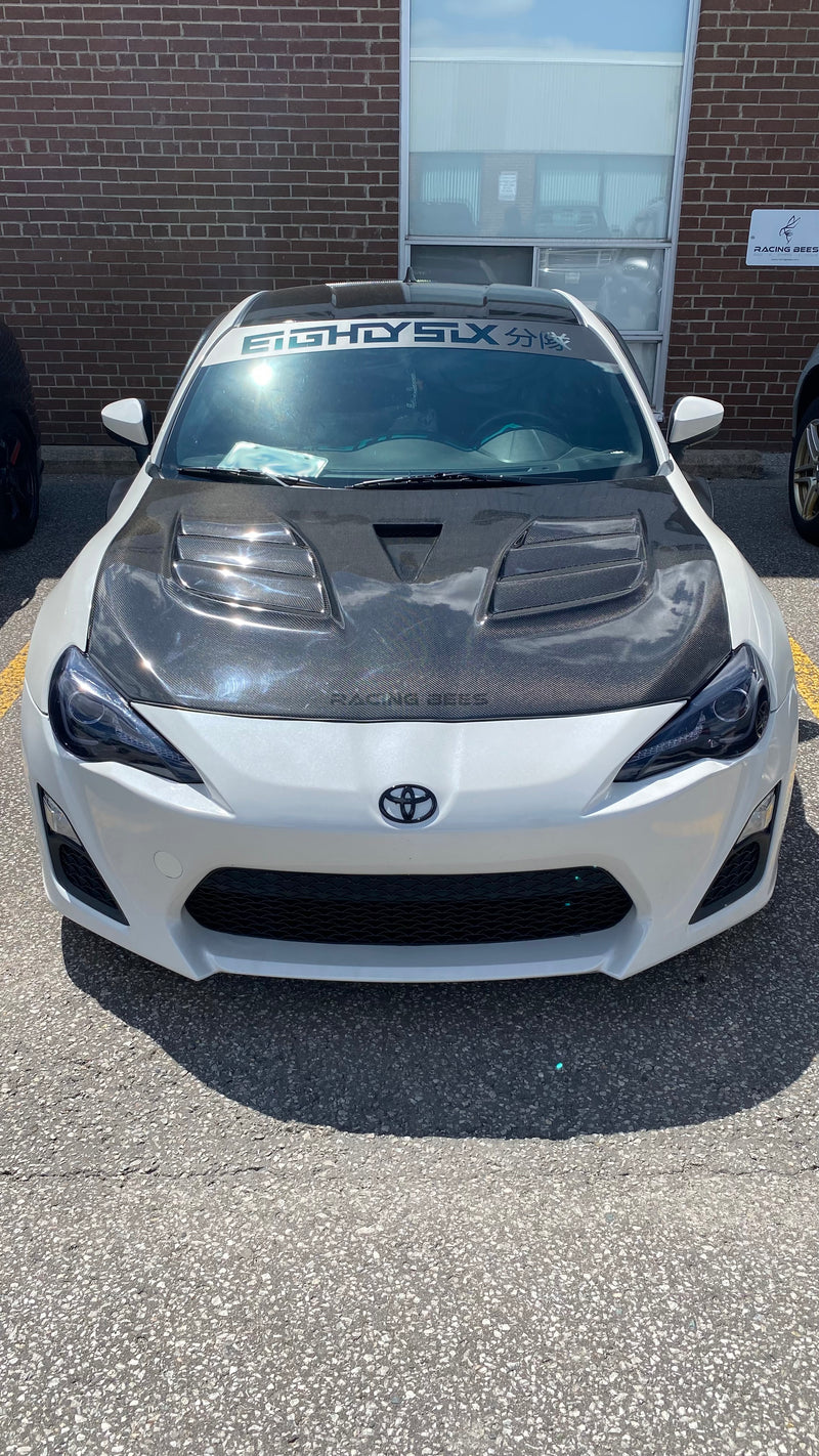 2013-2018 Subaru BRZ/Scion FRS/Toyota 86 VR2 Style Hood (Carbon Fiber)