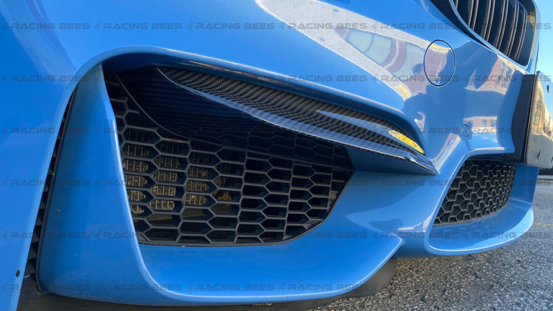 2015-2020 BMW F80/F82 M3/M4 Bumper Insert Covers Variance Style (Carbon Fiber)