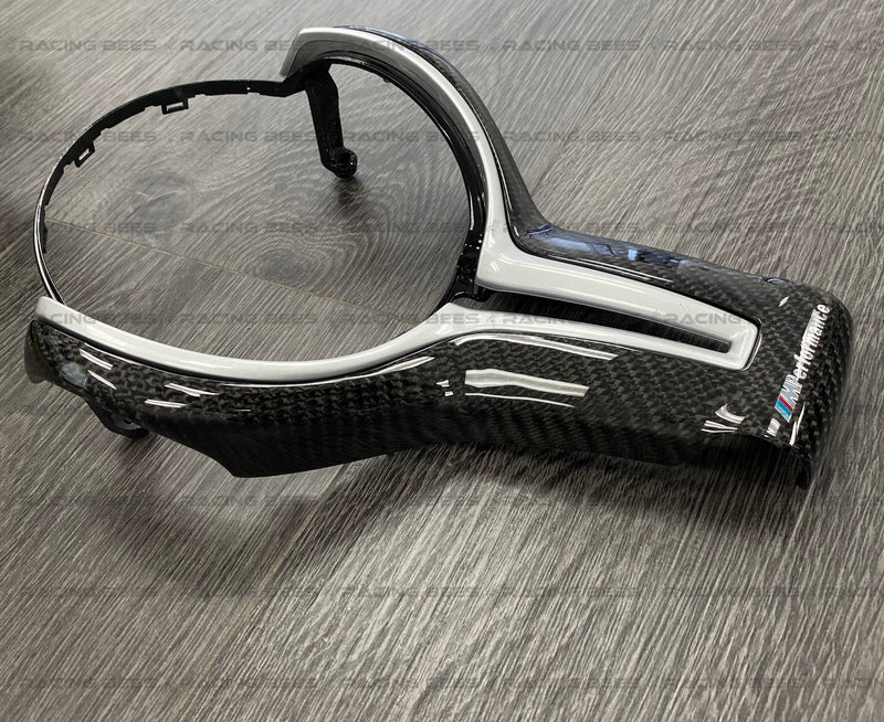 2014+ BMW F-Chassis M Models Steering Wheel Trim Cover (Carbon Fiber)
