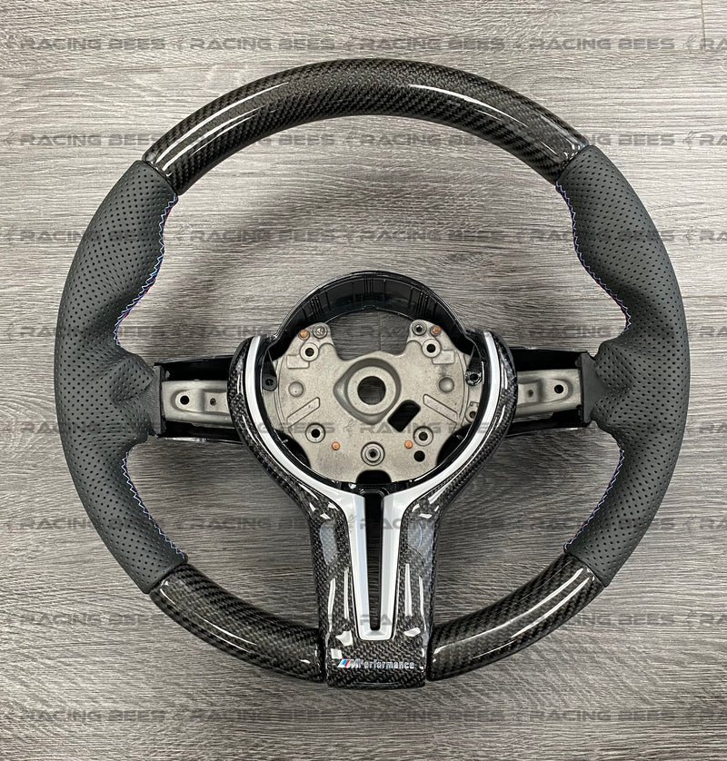 2014+ BMW F-Chassis M Models Steering Wheel Trim Cover (Carbon Fiber)