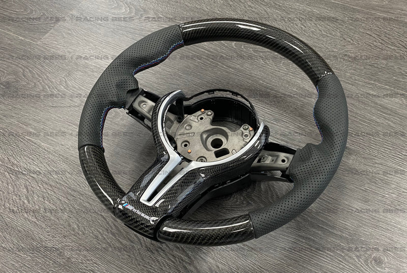 2014+ BMW F-Chassis M Models Steering Wheel Trim Cover (Carbon Fiber)