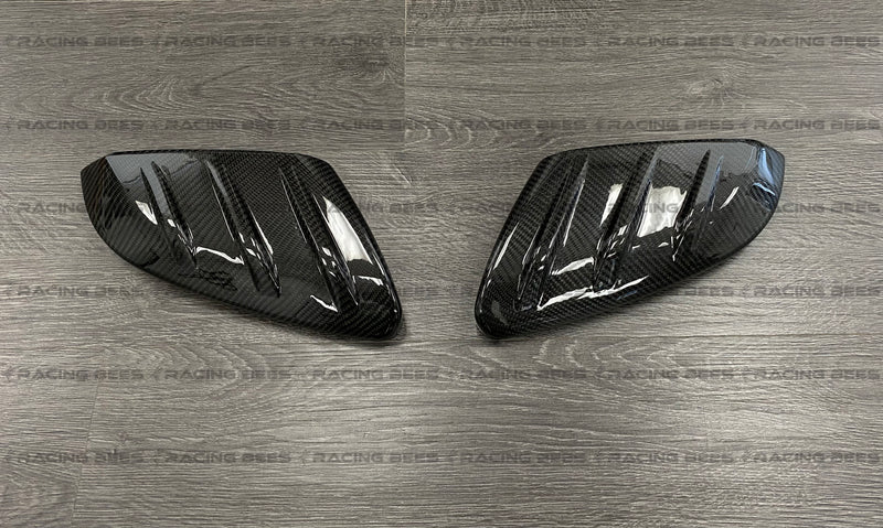 2016-2021 Honda Civic Type R Mugen Style Replacement Mirror Caps (Carbon Fiber)