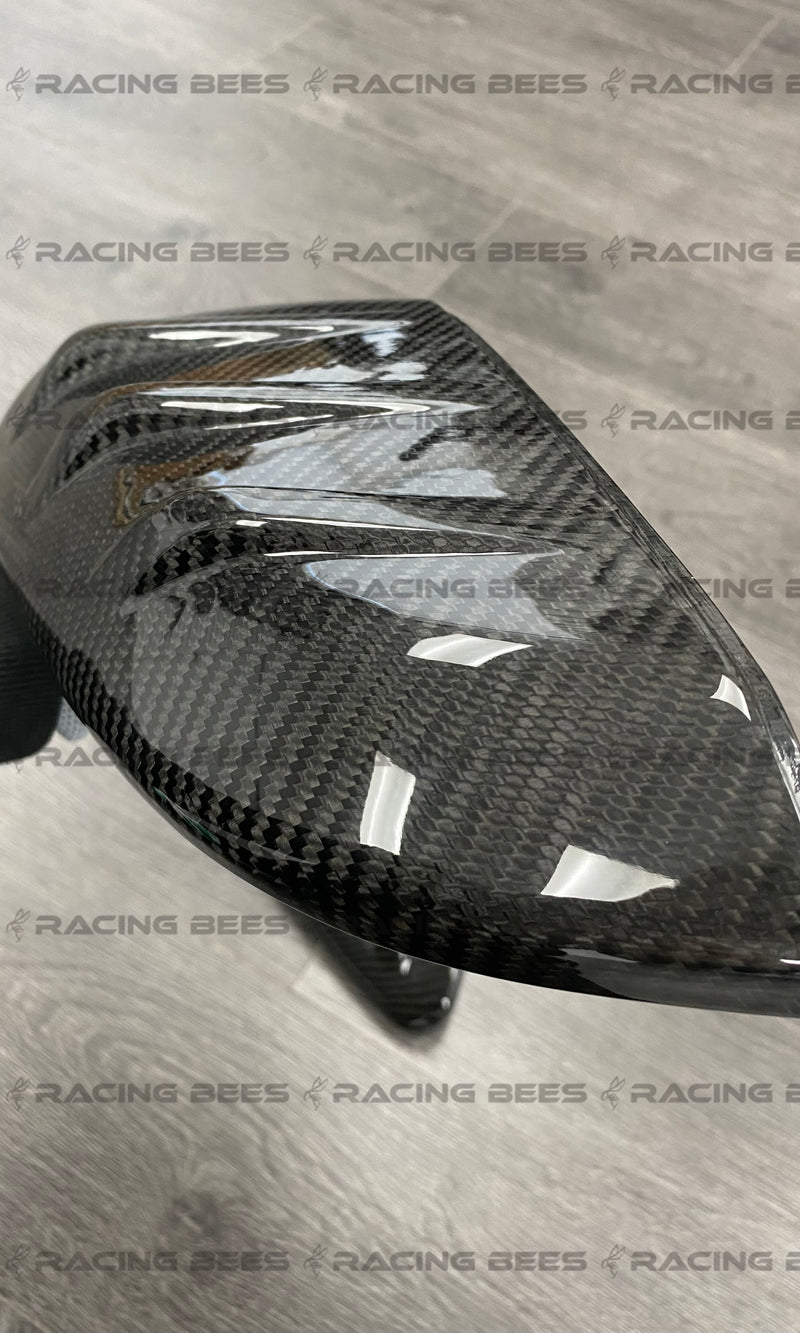 2016-2021 Honda Civic Type R Mugen Style Replacement Mirror Caps (Carbon Fiber)