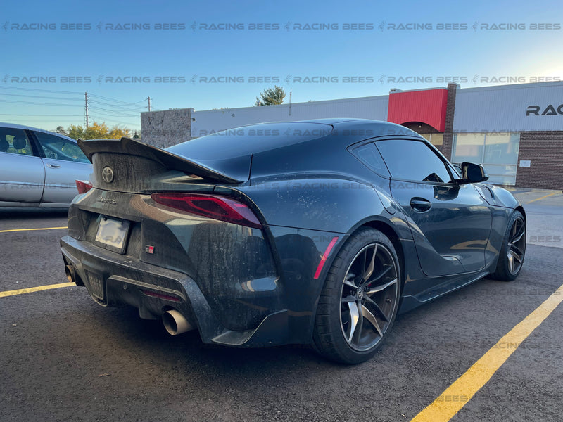2020+ Toyota Supra A90 Trunk Spoiler V Style (Carbon Fiber)