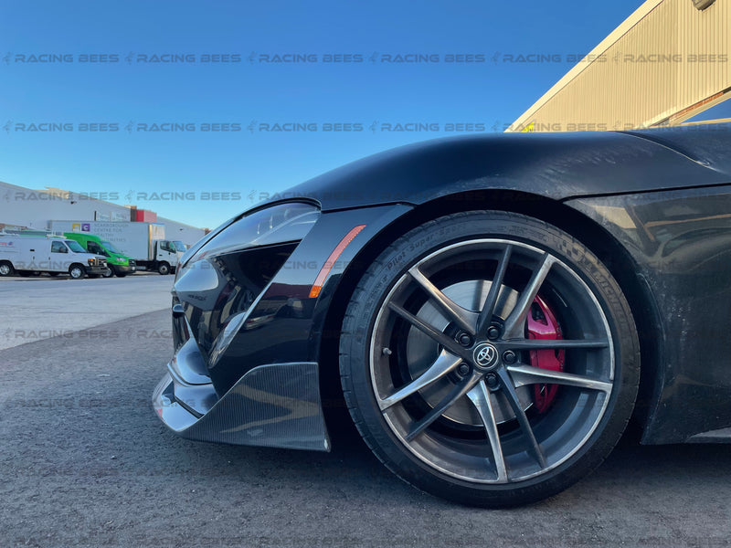 2020+ Toyota Supra A90/A91 AG Style Front Bumper Lip (Carbon Fiber)