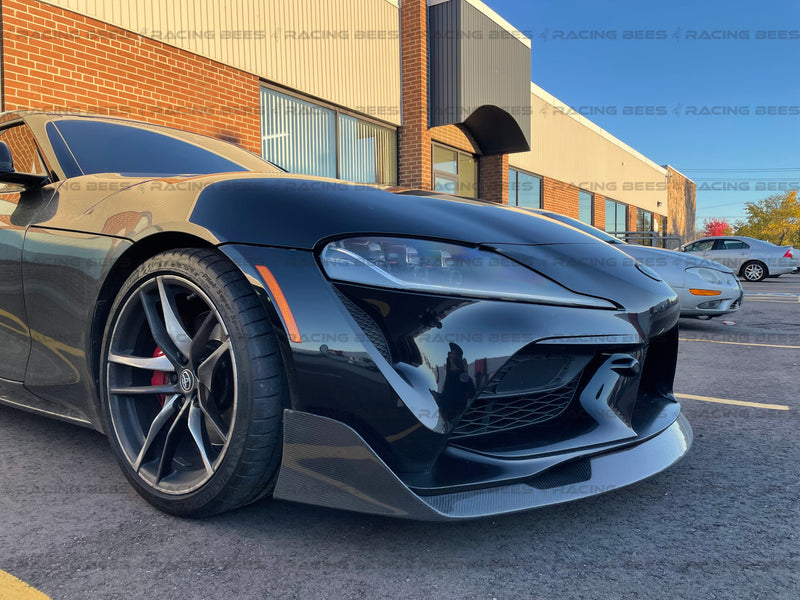 2020+ Toyota Supra A90/A91 AG Style Front Bumper Lip (Carbon Fiber)