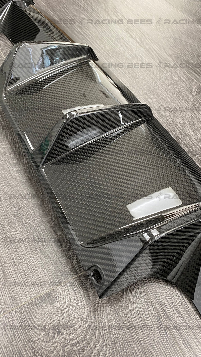 2021+ BMW G80/G82 M-Performance Style Rear Diffuser (Carbon Fiber)