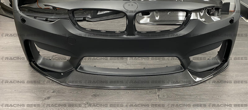 2015-2019 BMW F80/F82 M3/M4 RS Style Front Bumper Lip (Carbon Fiber)