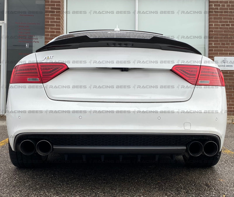 2008-2016 Audi A5 Coupe Trunk Spoiler PSM Style (Carbon Fiber)