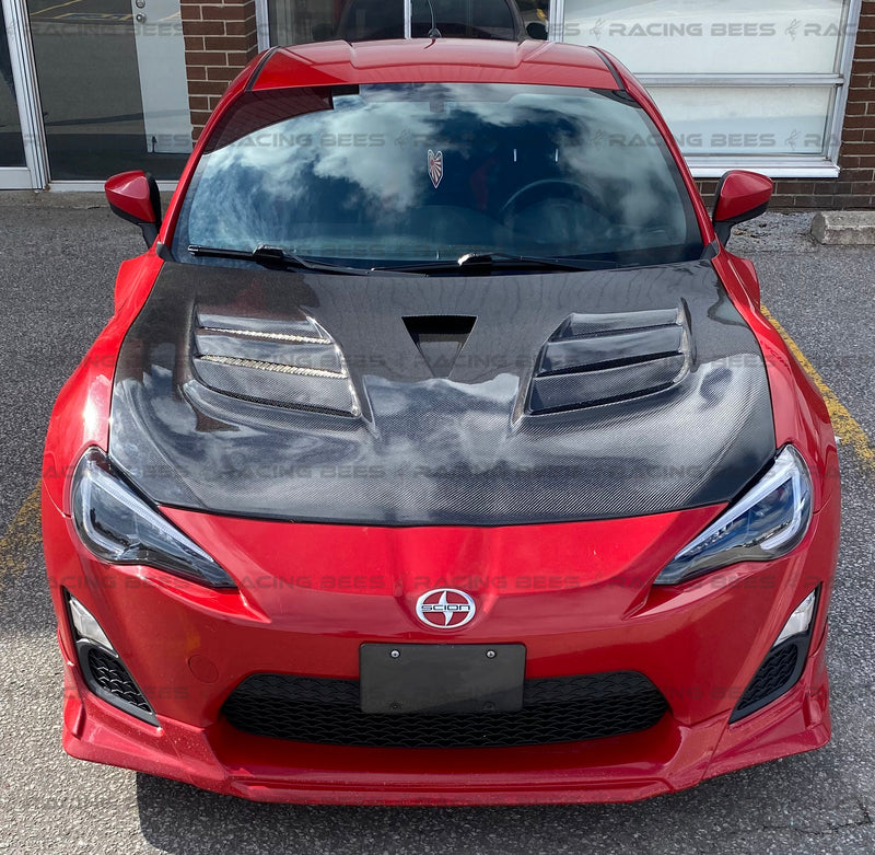 2013-2018 Subaru BRZ/Scion FRS/Toyota 86 VR2 Style Hood (Carbon Fiber)