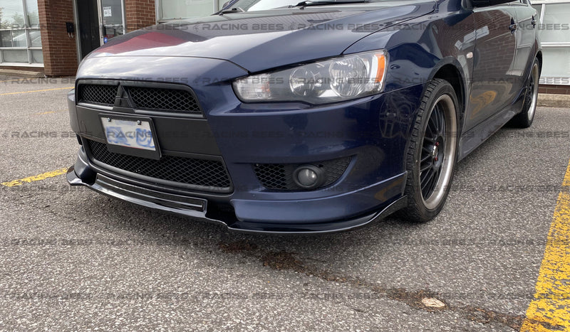 2008-2015 Mitsubishi Lancer CTS Style Front Bumper Lip (Black)