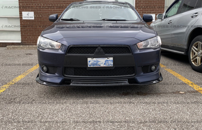 2008-2015 Mitsubishi Lancer CTS Style Front Bumper Lip (Black)