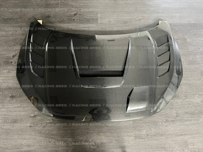 2016-2021 Honda Civic FC1/FC3/FK7 JS Style Hood (Carbon fiber)