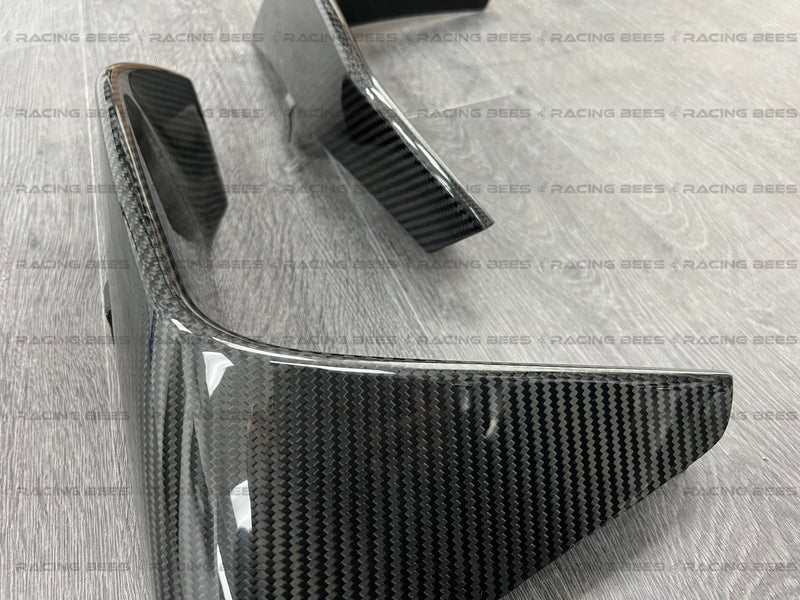 2015-2020 BMW F80/F82 M3/M4 MP Style Front Bumper Splitters (Carbon Fiber)