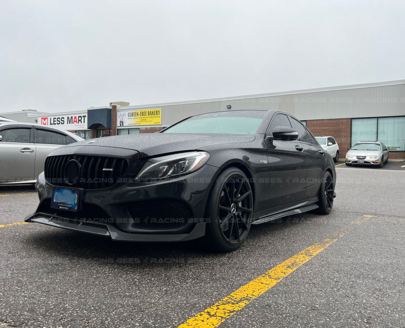 2015-2020 Mercedes-Benz C63 AMG Sedan/Coupe PSM Style Side Skirts (Carbon Fiber)