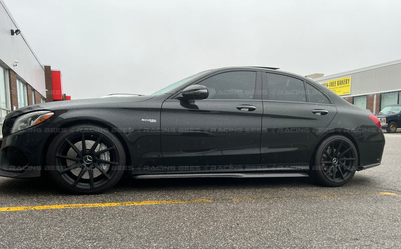 2015-2020 Mercedes-Benz C63 AMG Sedan/Coupe PSM Style Side Skirts (Carbon Fiber)