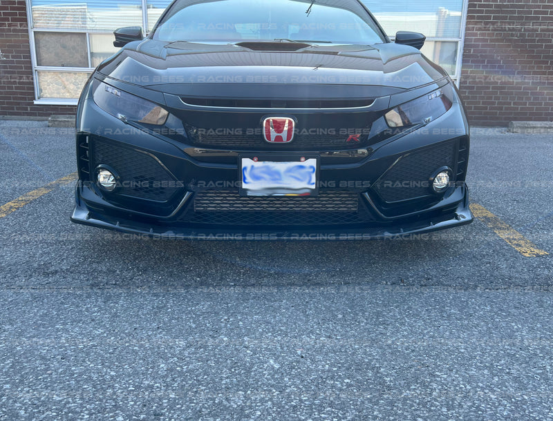 2017+ Honda Civic FK8 Type R Mugen Style Front Bumper Lip (Carbon)