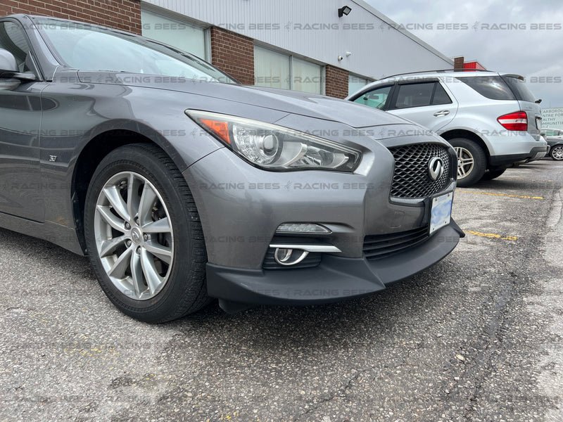 2014-2017 Infiniti Q50 Non-Sport BV Style Front Bumper Lip