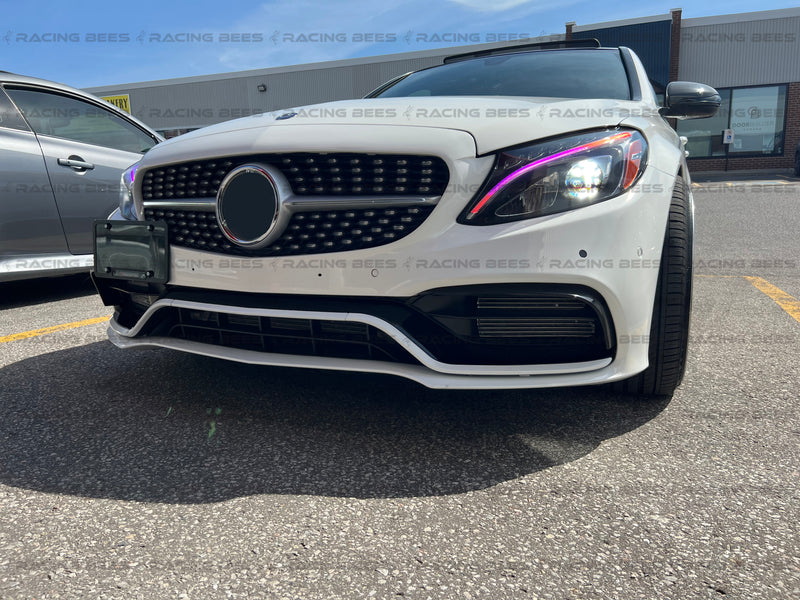 2015-2021 Mercedes-Benz C Class Sedan AMG C63 Face-Lift Style Front Bumper Conversion