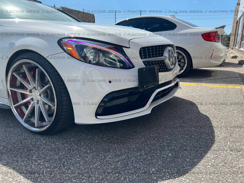 2015-2021 Mercedes-Benz C Class Sedan AMG C63 Face-Lift Style Front Bumper Conversion