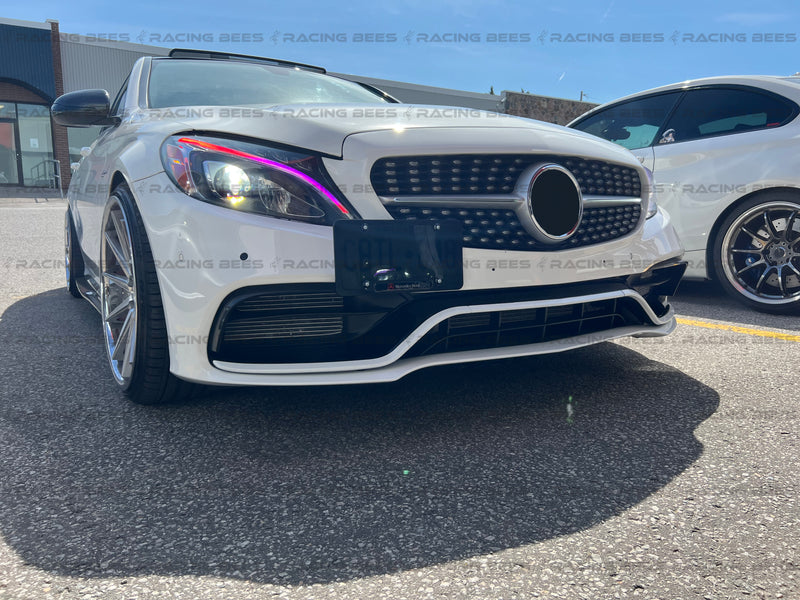 2015-2021 Mercedes-Benz C Class Sedan AMG C63 Face-Lift Style Front Bumper Conversion
