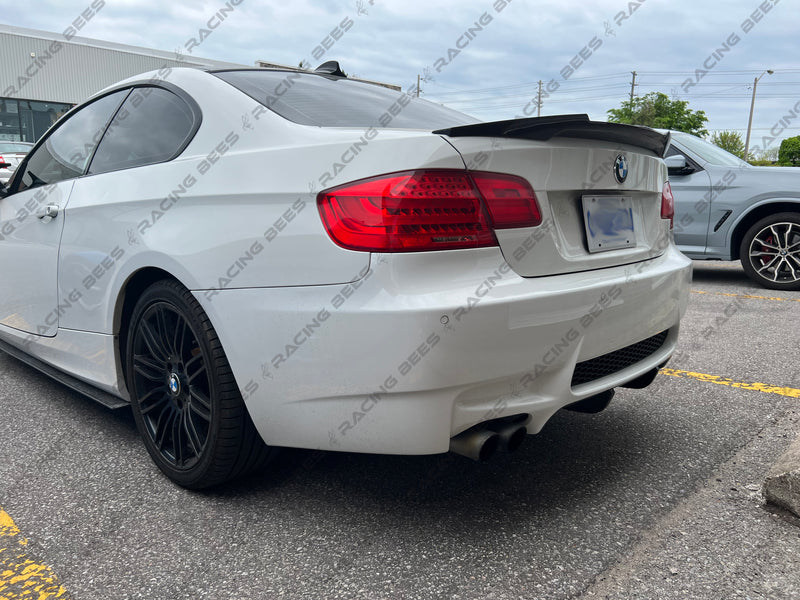 2007-2013 BMW E92 3 Series 2 Door Trunk Spoiler V Style (Carbon Fiber)