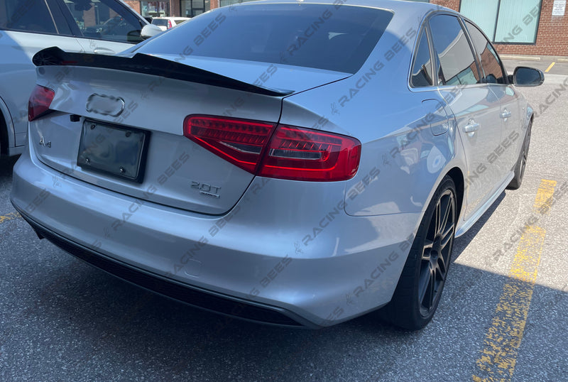 2013-2016 Audi A4 B8.5 Trunk Spoiler P1 Style (Black)