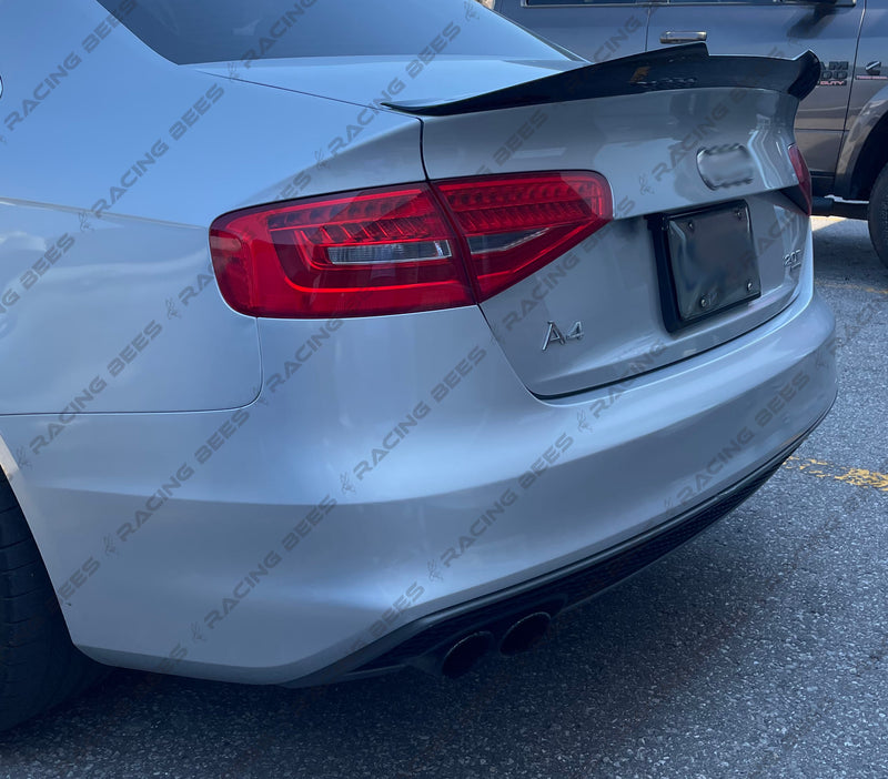 2013-2016 Audi A4 B8.5 Trunk Spoiler P1 Style (Black)