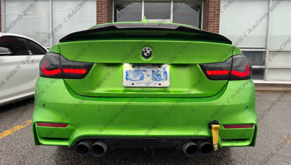 2014-2018 BMW F32 4 Series Trunk Spoiler PSM Style (Black)