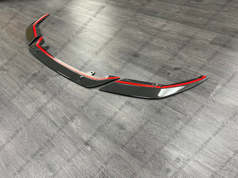 2021+ BMW F90 M5 ST Style Front Bumper Lip (Carbon Fiber)