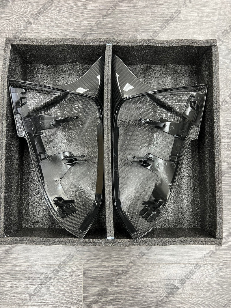 2012-2018 BMW F22/F23/F30/F32/F33/F87 2,3,4 Series M Inspired Style Mirror Caps (Carbon Fiber)