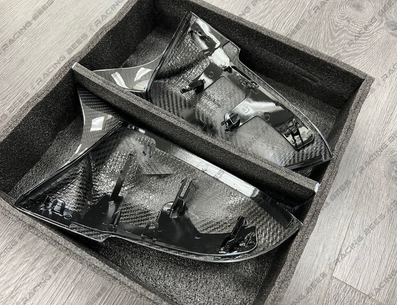 2012-2018 BMW F22/F23/F30/F32/F33/F87 2,3,4 Series M Inspired Style Mirror Caps (Carbon Fiber)