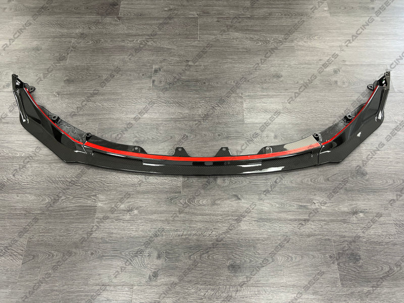 2021+ BMW G80/G82 V Style Front Bumper Lip (Carbon Fiber)