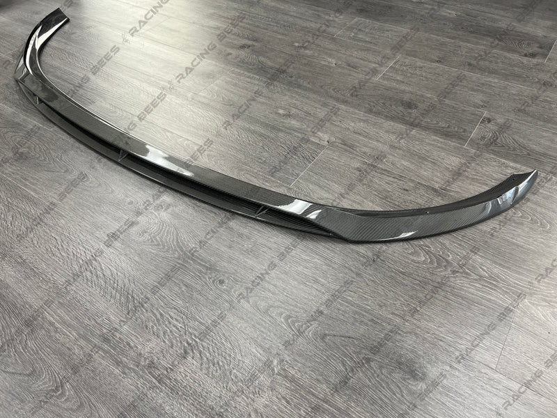 2019+ Mercedes-Benz C Class Sedan/Coupe/C43 BR Style Front Bumper Lip (Carbon Fiber)