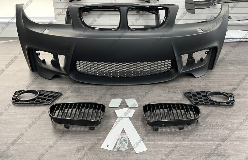 2008-2013 BMW E82 1 Series 2 Door 1M Style Front Bumper Conversion