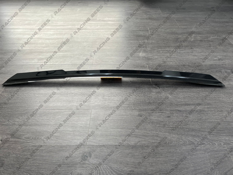 2015-2021 Subaru WRX/STI Gurney Flap Add-On For Factory OEM Trunk Spoiler V5 Style (Carbon Fiber)