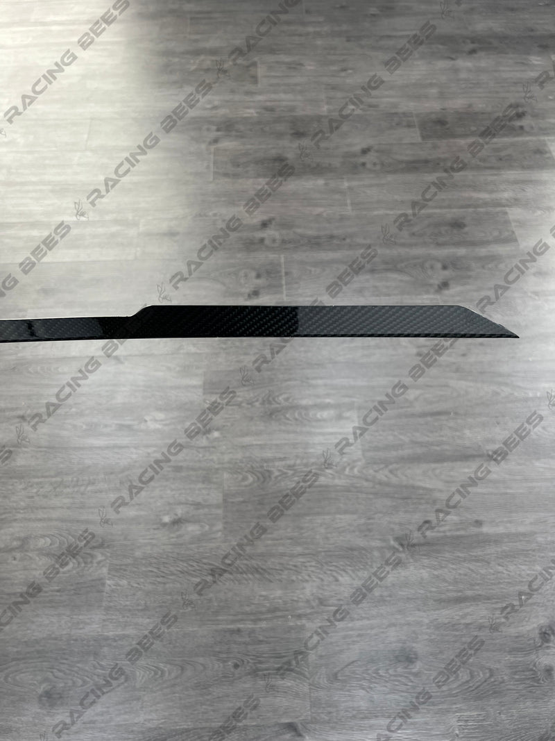 2015-2021 Subaru WRX/STI Gurney Flap Add-On For Factory OEM Trunk Spoiler V5 Style (Carbon Fiber)