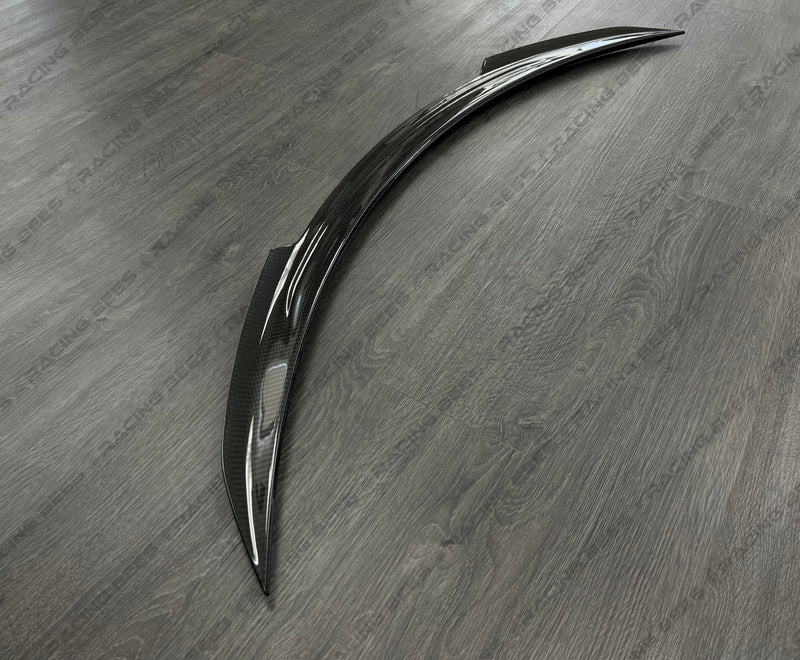 2015-2020 Mercedes-Benz C Class Coupe V Style Trunk Spoiler (Carbon Fiber)