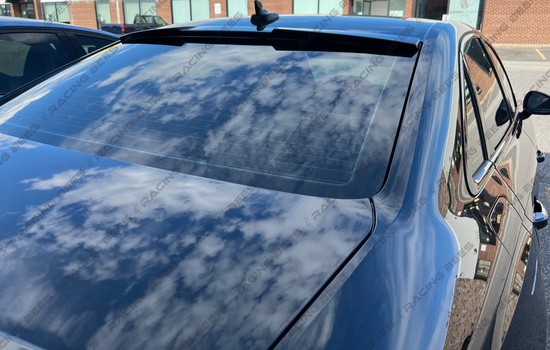 2017-2022 Audi A4/S4 B9/B9.5 Rear Roof Spoiler P1 Style (Black)