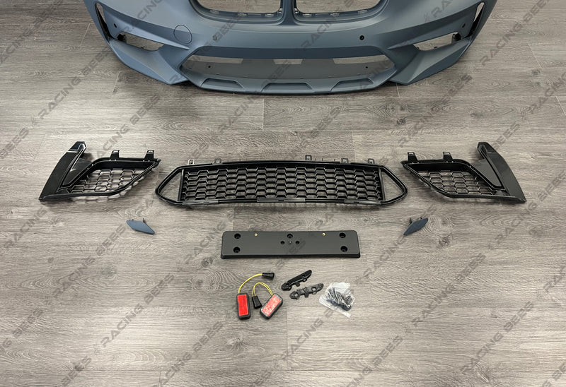 2012-2018 BMW F30 3 Series M2 Style Front Bumper Conversion