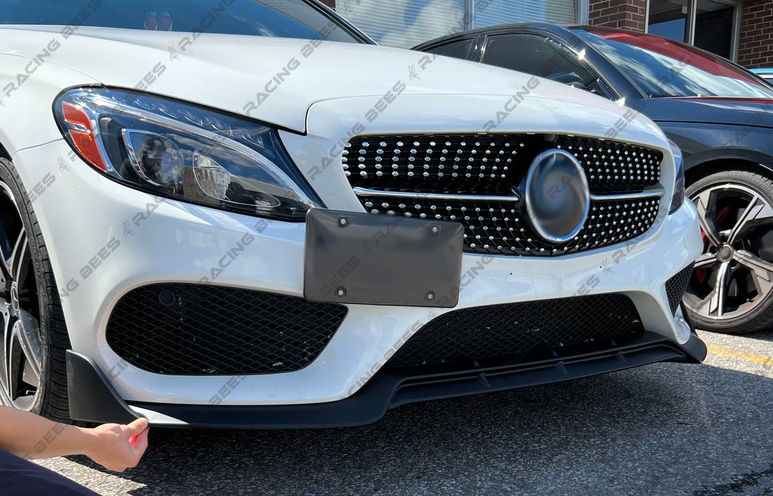 2015-2018 Mercedes-Benz C Class Sedan/Coupe BR Style Front Bumper Lip