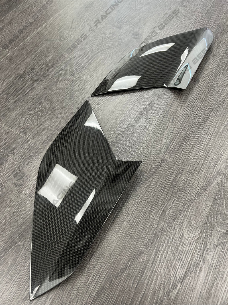 2017-2021 Honda Civic Hatchback Type-R Style Trunk Spoiler Add-On (Carbon Fiber)