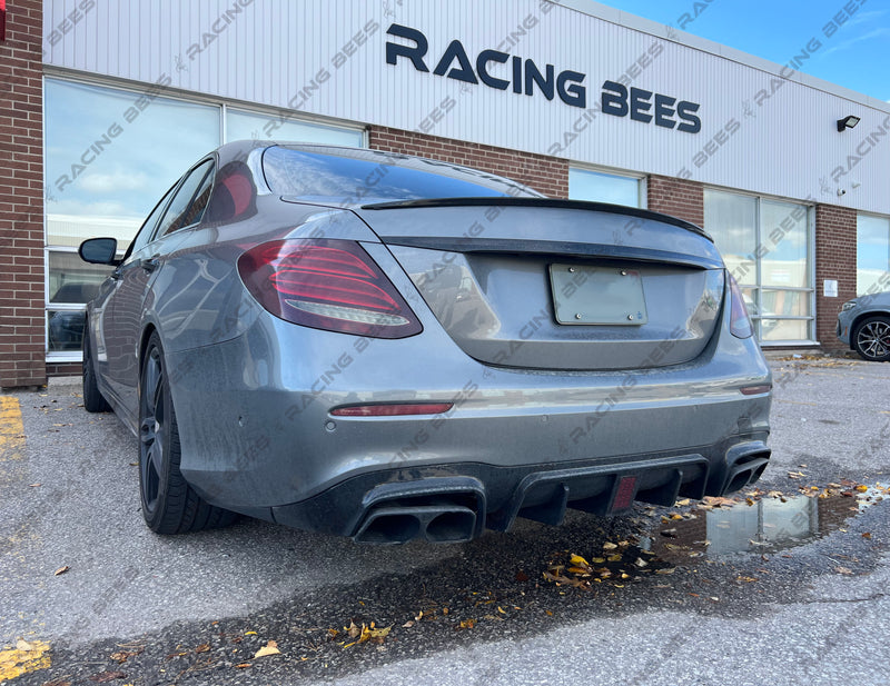 2017-2020 Mercedes-Benz E Class Sedan BR Style Diffuser For AMG-Package Sedan (Black)