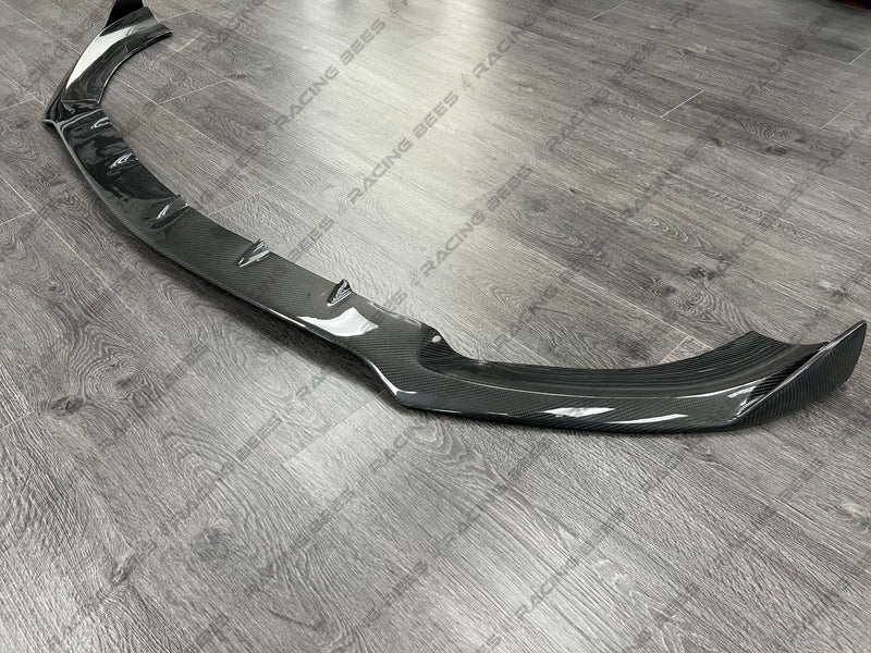 2017-2020 Mercedes-Benz E63 AMG Class Sedan BR Style Front Bumper Lip (Carbon Fiber)